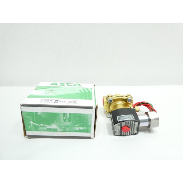 Asco RED-HAT II 120V-AC 1/2IN NPT SOLENOID VALVE EFX8210G002MO02821 - main